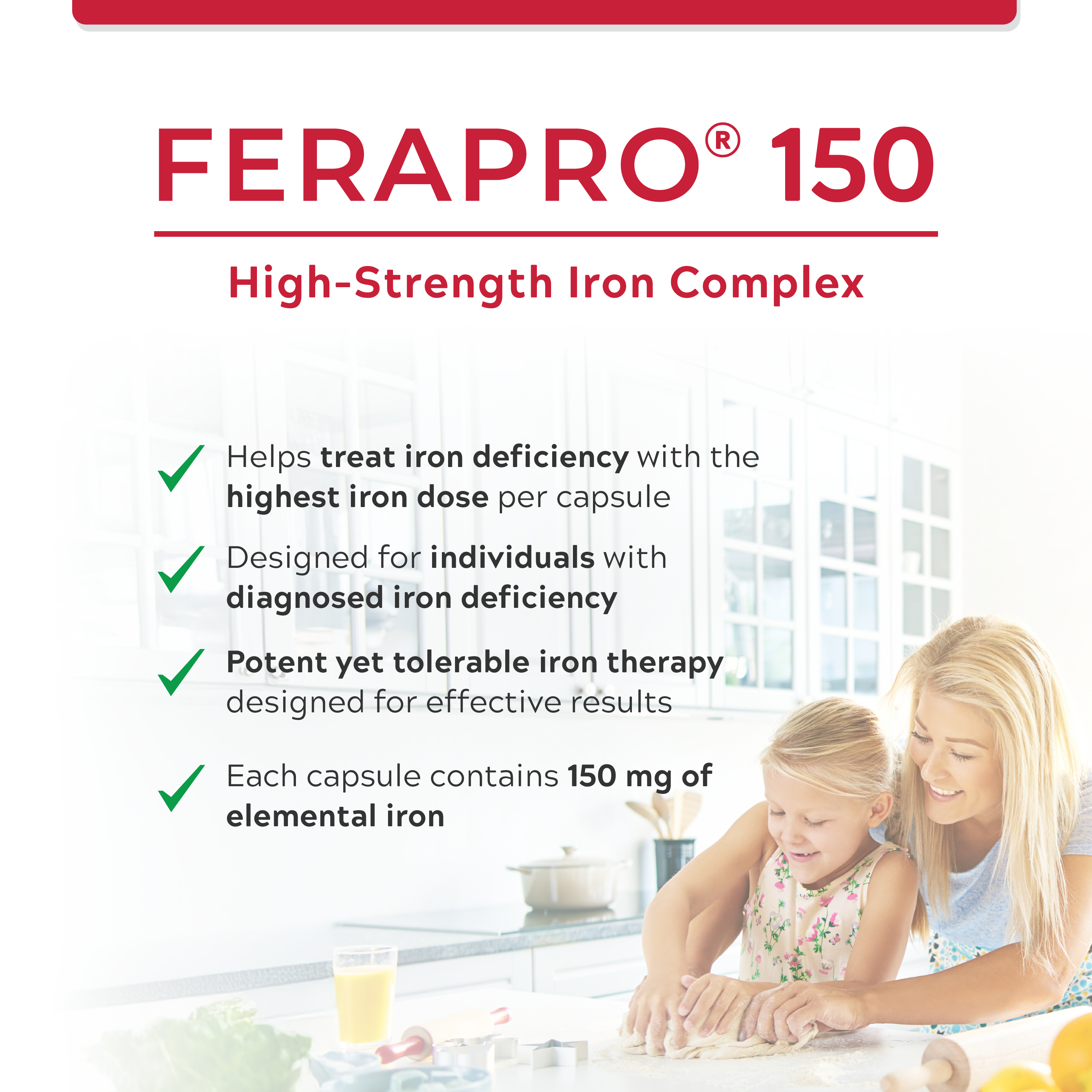 FERAPRO® 150 | High-Dose Iron Supplement