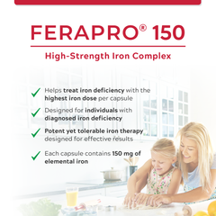 FERAPRO® 150 | High-Dose Iron Supplement