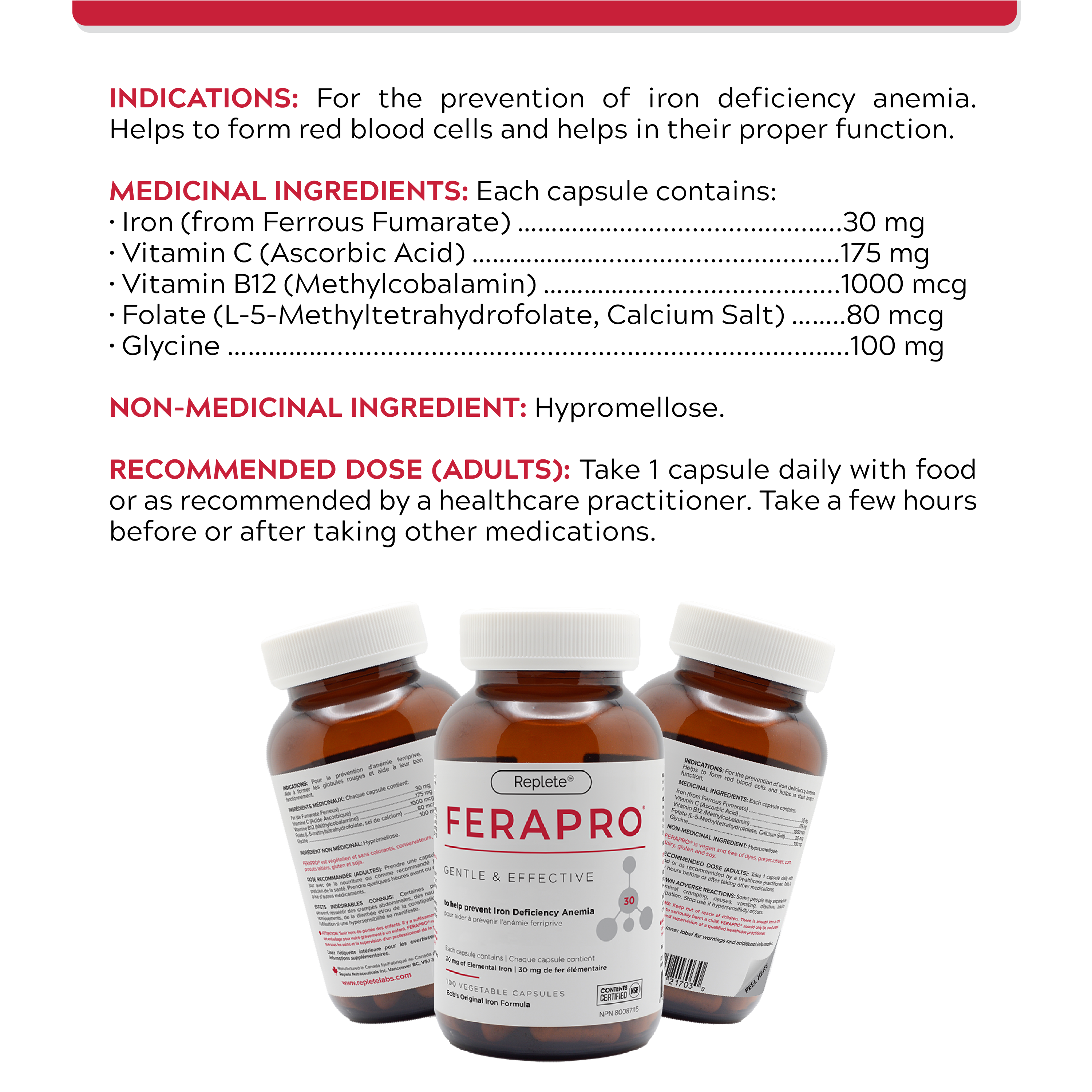 FERAPRO® 30 | Low-Dose Iron Supplement